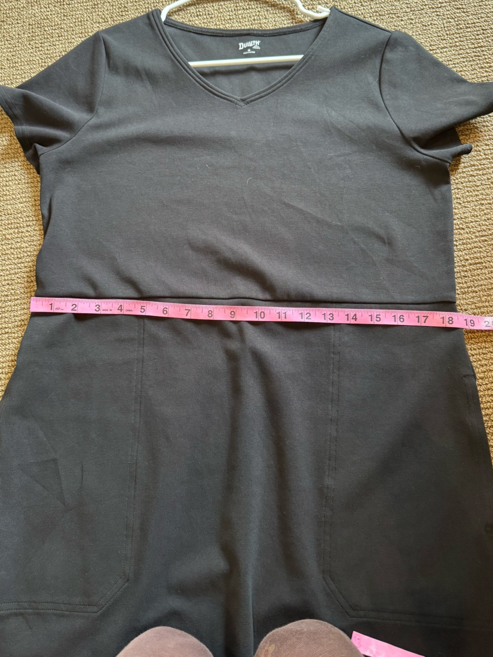 DULUTH TRADING CO ‘NoGA Naturale’ Black Shift - Picture 15 of 16